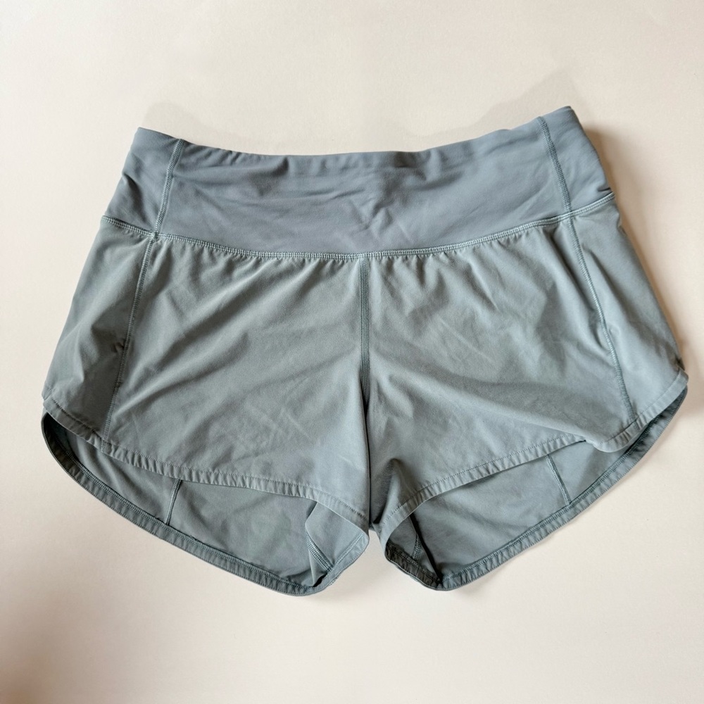 Lululemon speed up short 4” color Gray